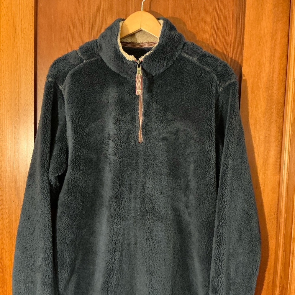 True Grit Navy 1/4 Zip Pullover/Sweater